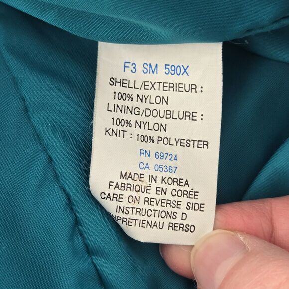 VTG 90s Columbia Jacket Bugaboo 3 In 1 Ski Snow Mens XL Blue Black Teal Retro - Picture 12 of 14